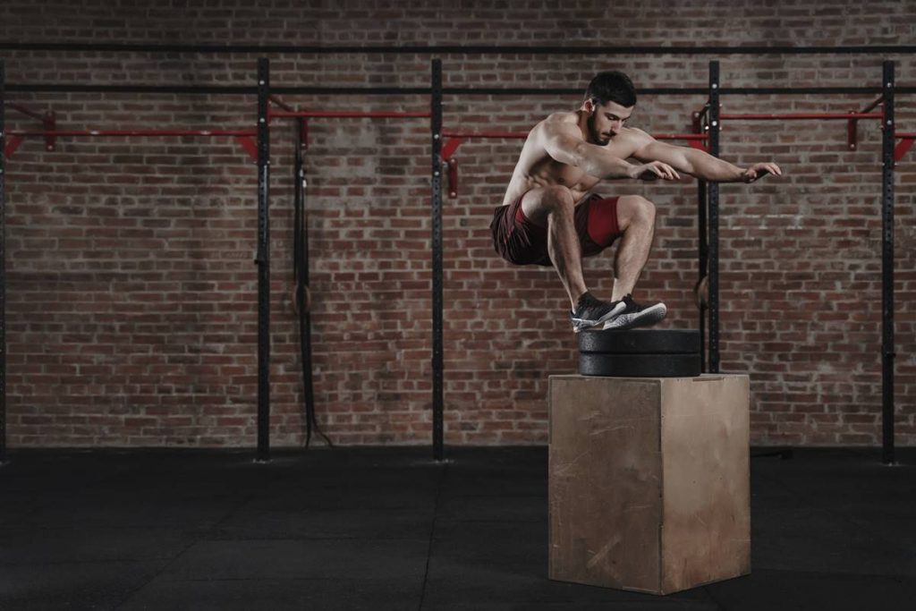  Yağ Azaltan Bench Jump Squats From Side