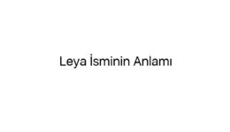 Leya İsminin Anlamı